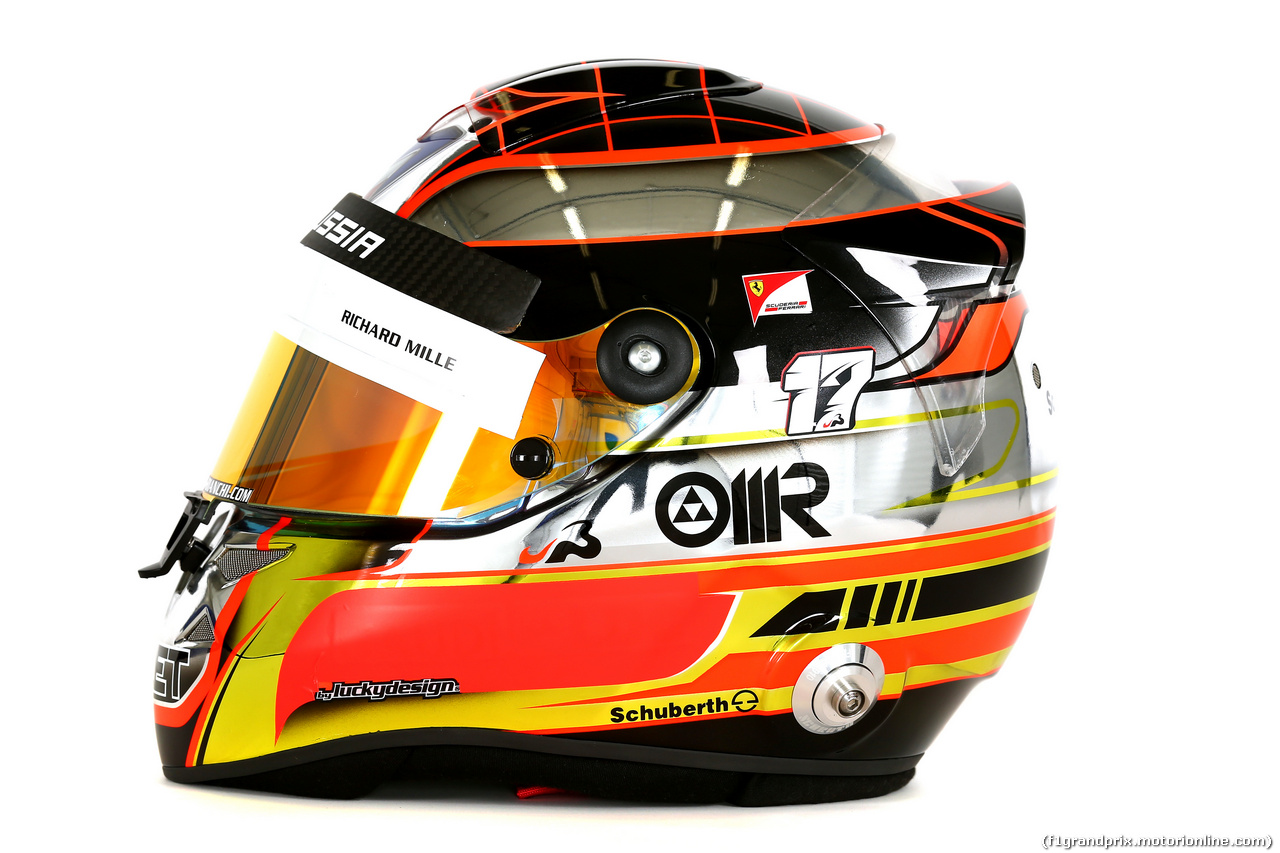 TEST F1 BAHRAIN 19 FEBBRAIO, The helmet of Jules Bianchi (FRA) Marussia F1 Team.
19.02.2014. Formula One Testing, Bahrain Test One, Day One, Sakhir, Bahrain.
