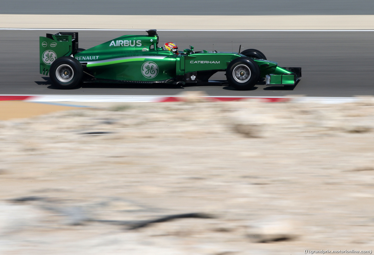 TEST F1 BAHRAIN 19 FEBBRAIO, Robin Frijns (NL), Third Driver, Caterham F1 Team 
19.02.2014. Formula One Testing, Bahrain Test One, Day One, Sakhir, Bahrain.