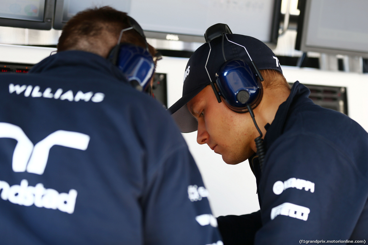 TEST F1 BAHRAIN 19 FEBBRAIO, Valtteri Bottas (FIN) Williams.
19.02.2014. Formula One Testing, Bahrain Test One, Day One, Sakhir, Bahrain.