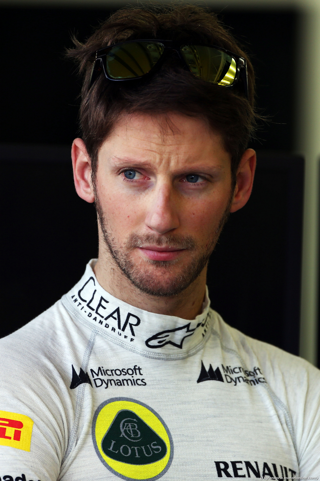 TEST F1 BAHRAIN 19 FEBBRAIO, Romain Grosjean (FRA) Lotus F1 Team.
19.02.2014. Formula One Testing, Bahrain Test One, Day One, Sakhir, Bahrain.