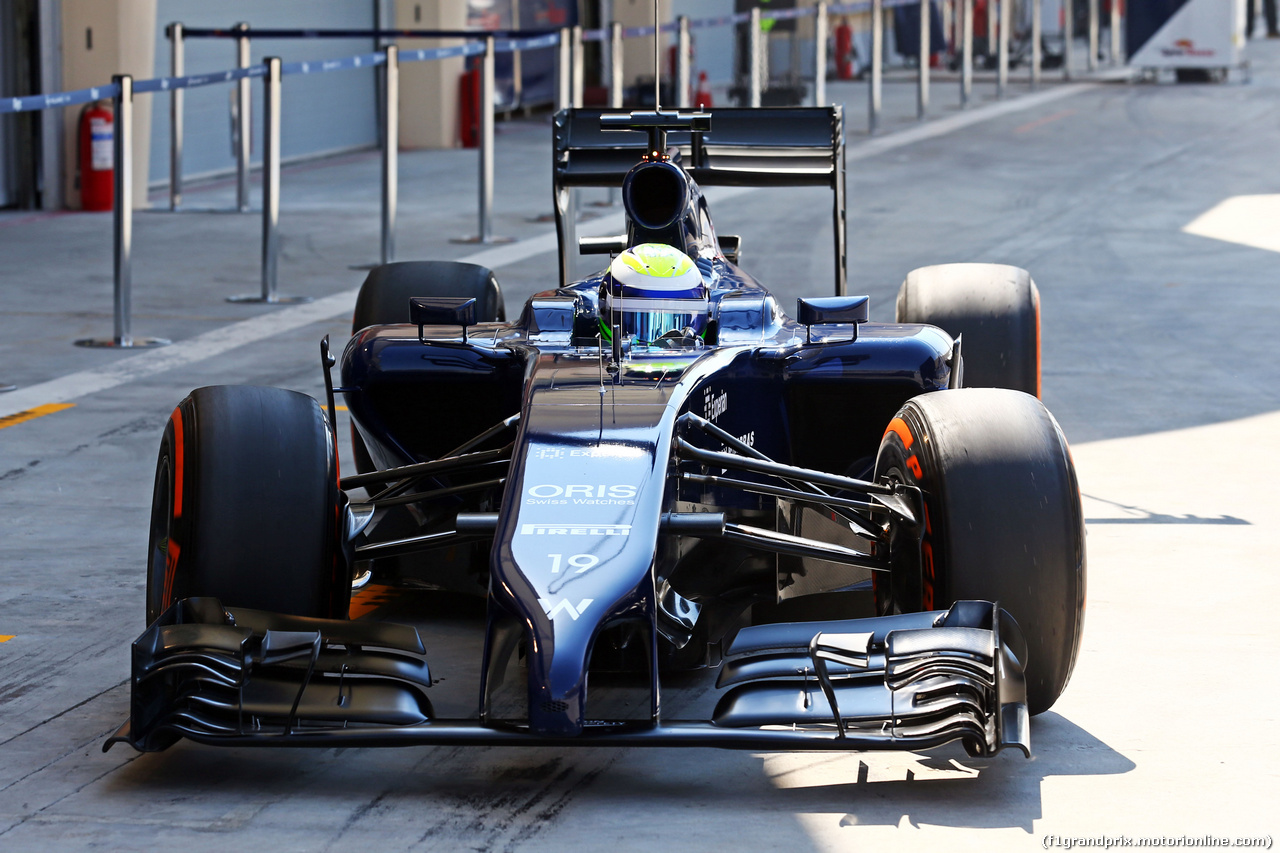 TEST F1 BAHRAIN 19 FEBBRAIO, Felipe Massa (BRA) Williams FW36.
19.02.2014. Formula One Testing, Bahrain Test One, Day One, Sakhir, Bahrain.