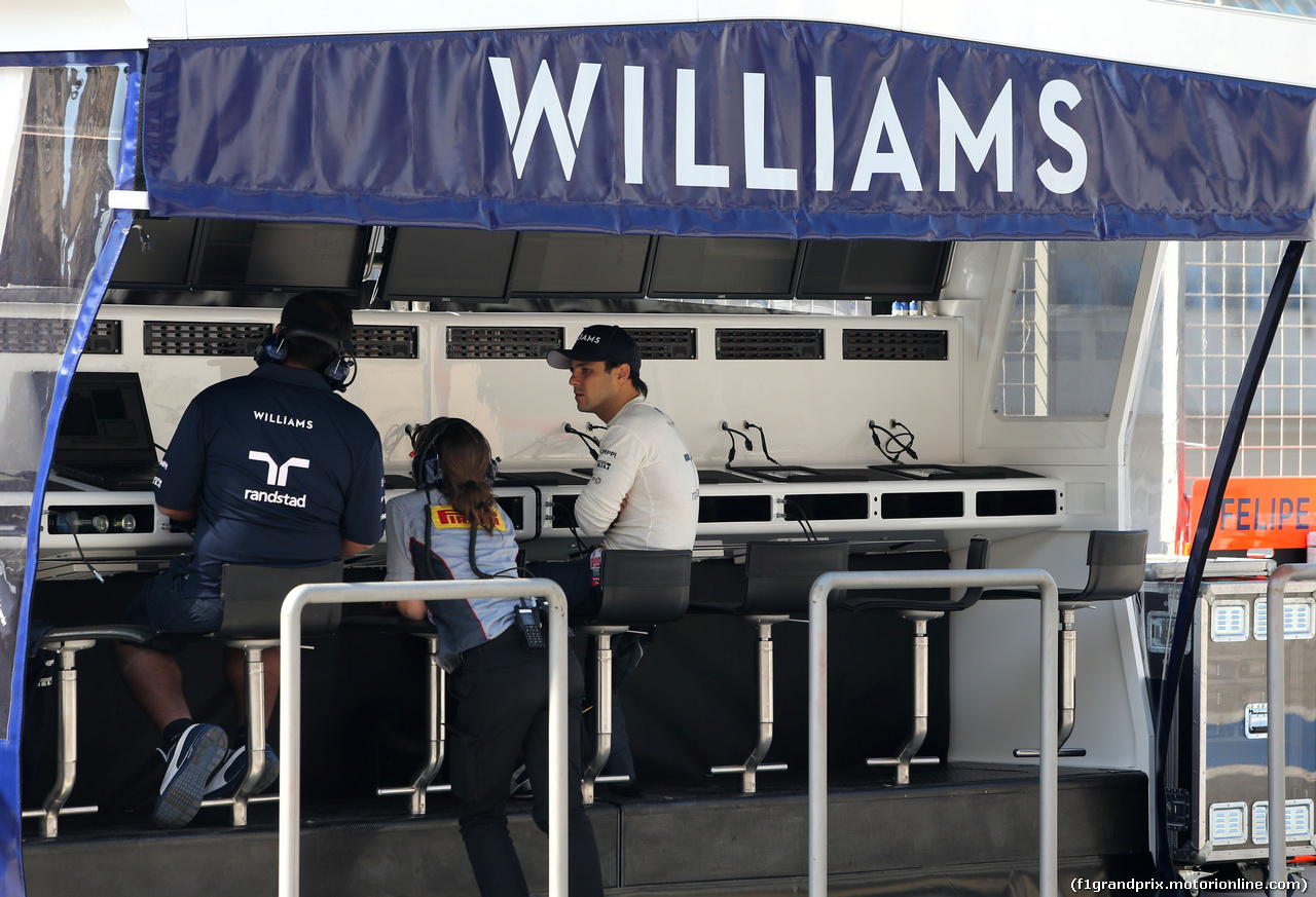 TEST F1 BAHRAIN 19 FEBBRAIO, Felipe Massa (BRA), Williams F1 Team 
19.02.2014. Formula One Testing, Bahrain Test One, Day One, Sakhir, Bahrain.
