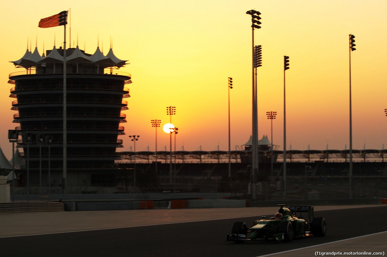 TEST F1 BAHRAIN 19 FEBBRAIO, Robin Frijns (NLD) Caterham CT05 Test e Reserve Driver.
19.02.2014. Formula One Testing, Bahrain Test One, Day One, Sakhir, Bahrain.