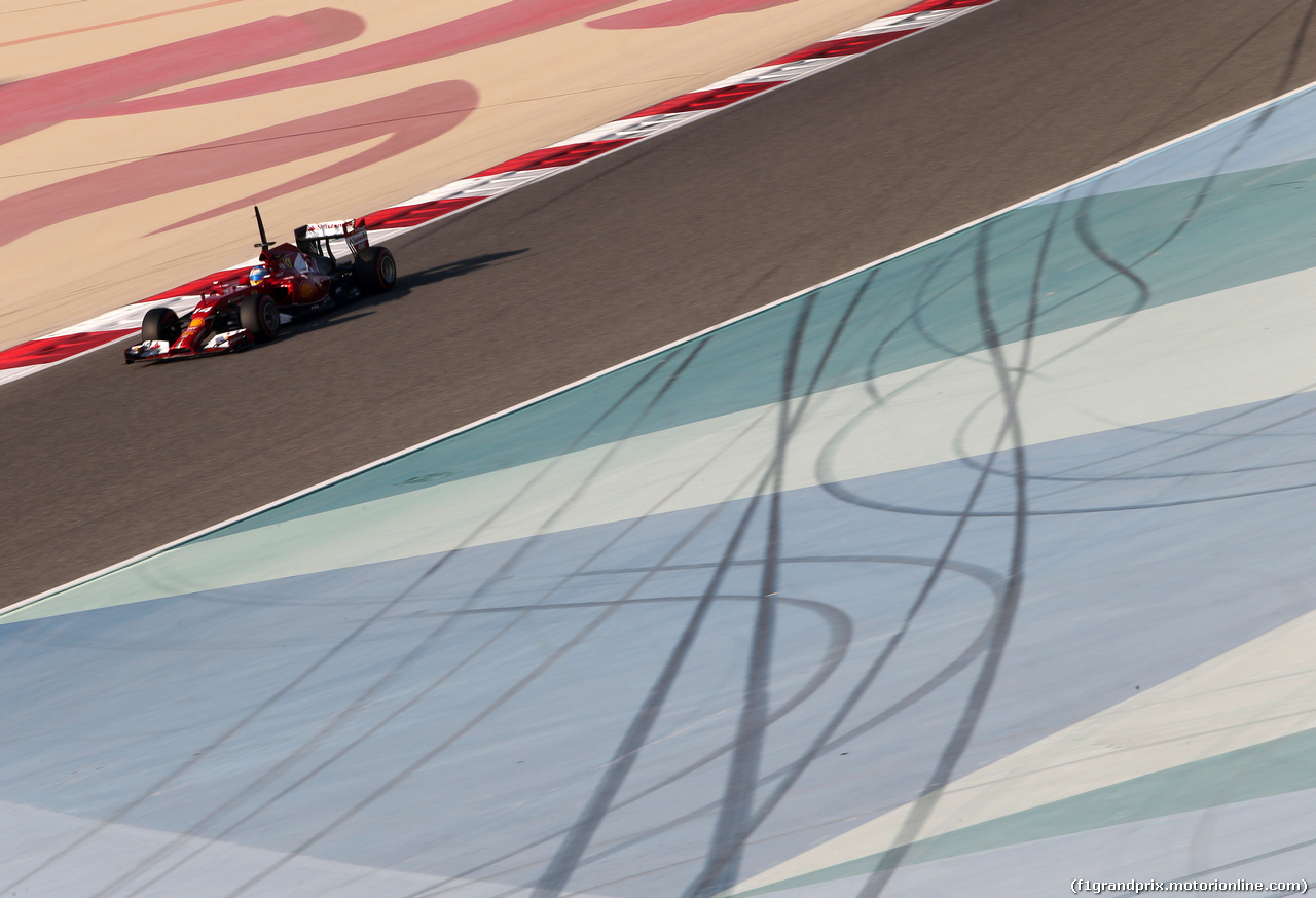 TEST F1 BAHRAIN 19 FEBBRAIO, Fernando Alonso (ESP), Ferrari 
19.02.2014. Formula One Testing, Bahrain Test One, Day One, Sakhir, Bahrain.