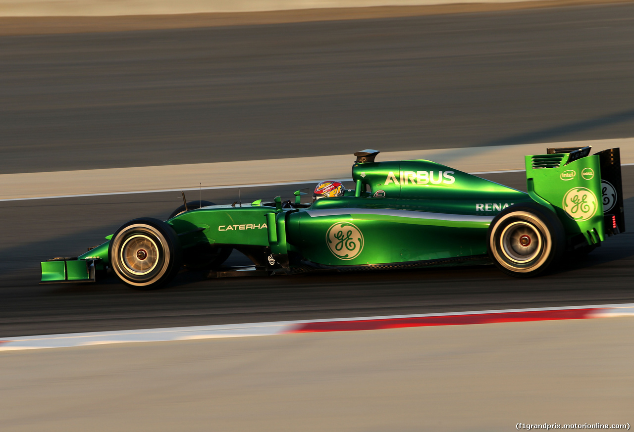 TEST F1 BAHRAIN 19 FEBBRAIO, Robin Frijns (NL), Third Driver, Caterham F1 Team 
19.02.2014. Formula One Testing, Bahrain Test One, Day One, Sakhir, Bahrain.