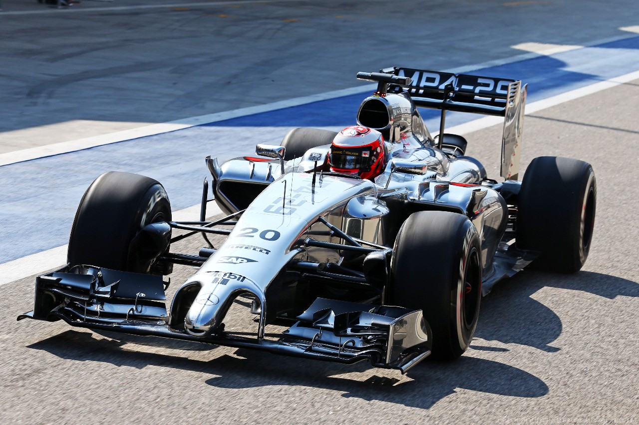 TEST F1 BAHRAIN 19 FEBBRAIO, Jenson Button (GBR) McLaren MP4-29.
19.02.2014. Formula One Testing, Bahrain Test One, Day One, Sakhir, Bahrain.