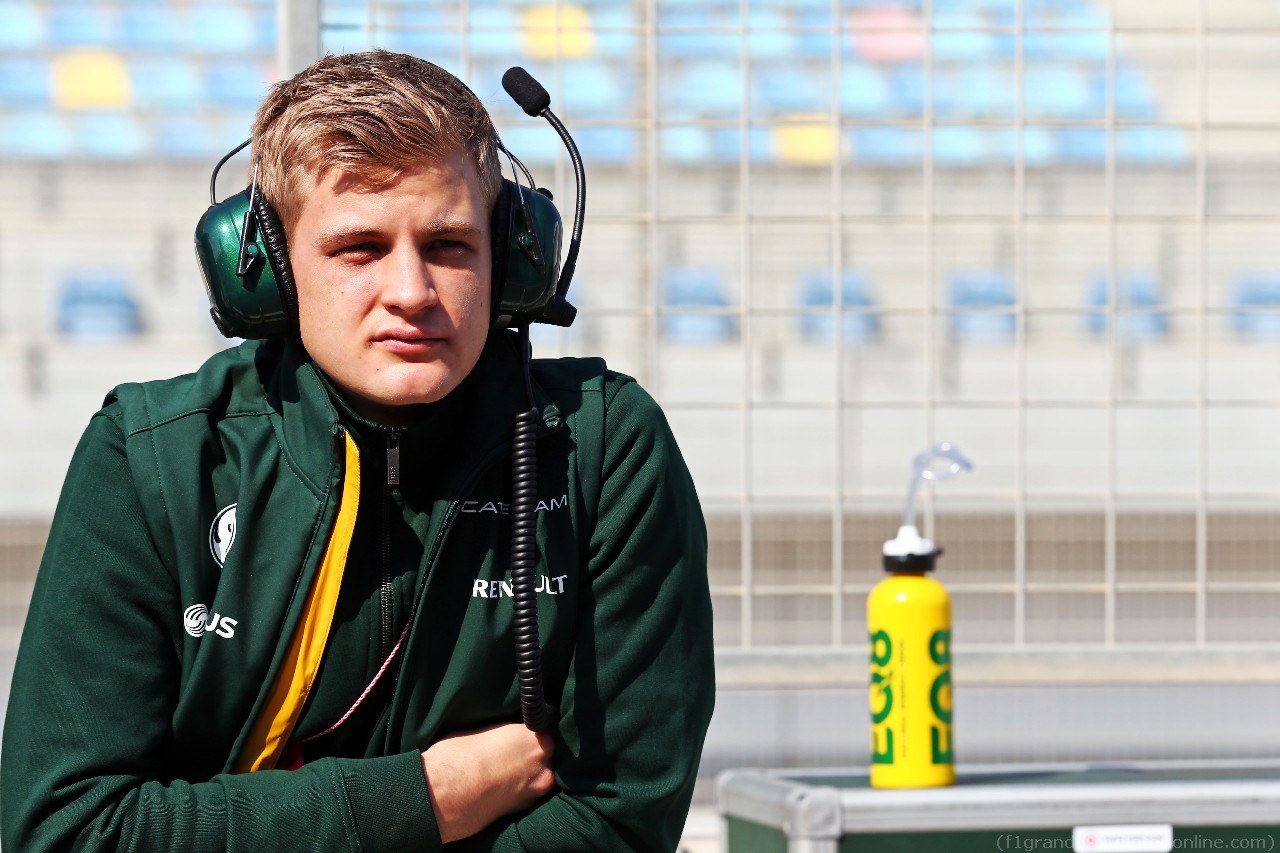 TEST F1 BAHRAIN 19 FEBBRAIO, Marcus Ericsson (SWE) Caterham.
19.02.2014. Formula One Testing, Bahrain Test One, Day One, Sakhir, Bahrain.