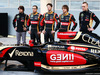 TEST F1 BAHRAIN 20 FEBBRAIO, (L to R): Nicolas Prost (FRA) Lotus F1 Test Driver with Pastor Maldonado (VEN) Lotus F1 Team; Romain Grosjean (FRA) Lotus F1 Team; e Charles Pic (FRA), as the F1 E22 is officially unveiled.
20.02.2014. Formula One Testing, Bahrain Test One, Day Two, Sakhir, Bahrain.