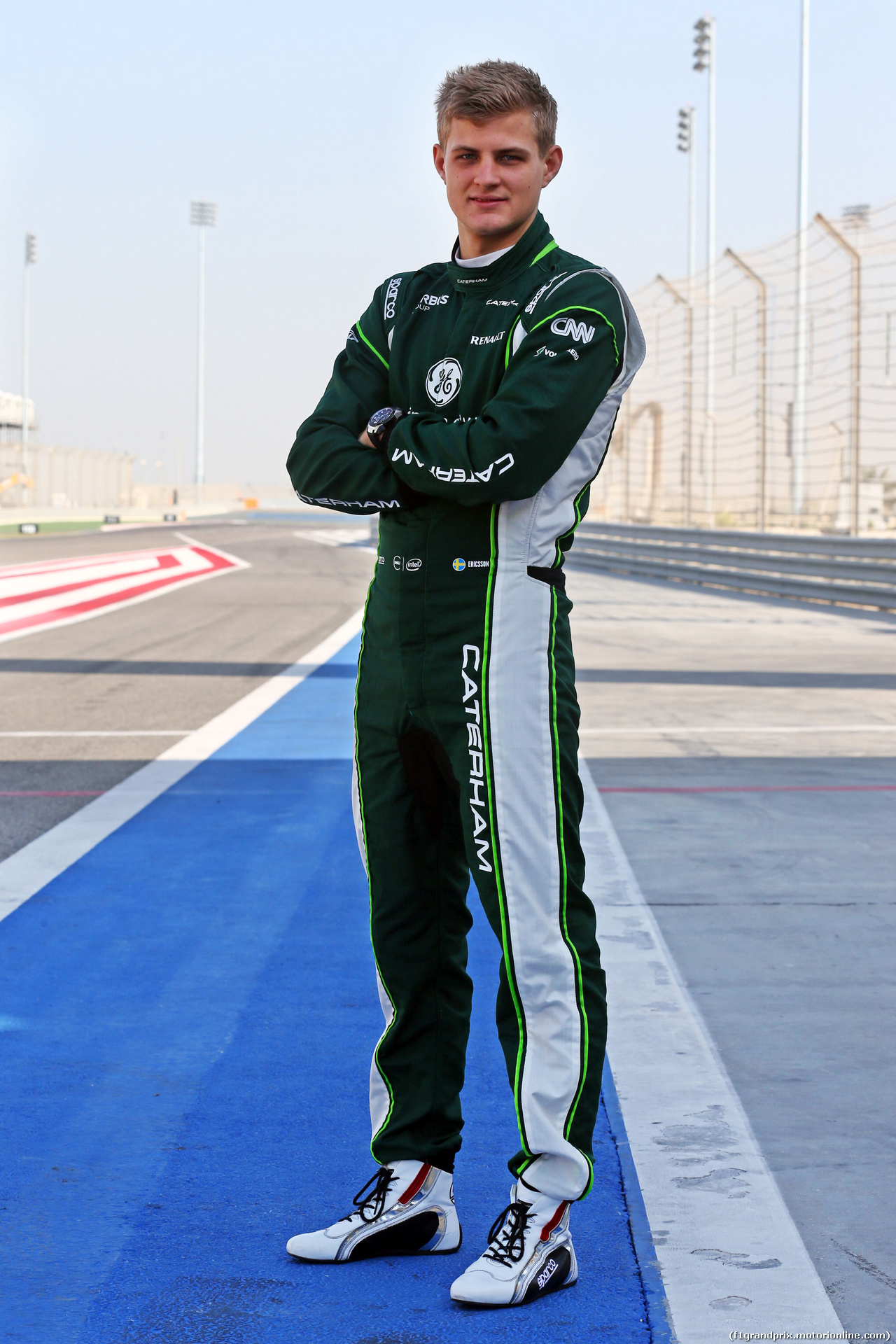 TEST F1 BAHRAIN 20 FEBBRAIO, Marcus Ericsson (SWE) Caterham.
20.02.2014. Formula One Testing, Bahrain Test One, Day Two, Sakhir, Bahrain.