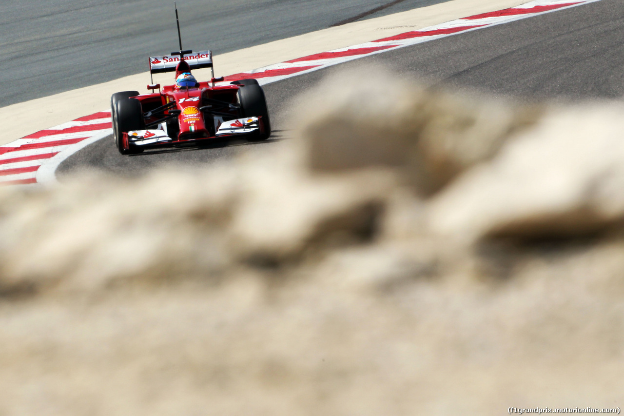 TEST F1 BAHRAIN 20 FEBBRAIO, Fernando Alonso (ESP) Ferrari F14-T.
20.02.2014. Formula One Testing, Bahrain Test One, Day Two, Sakhir, Bahrain.