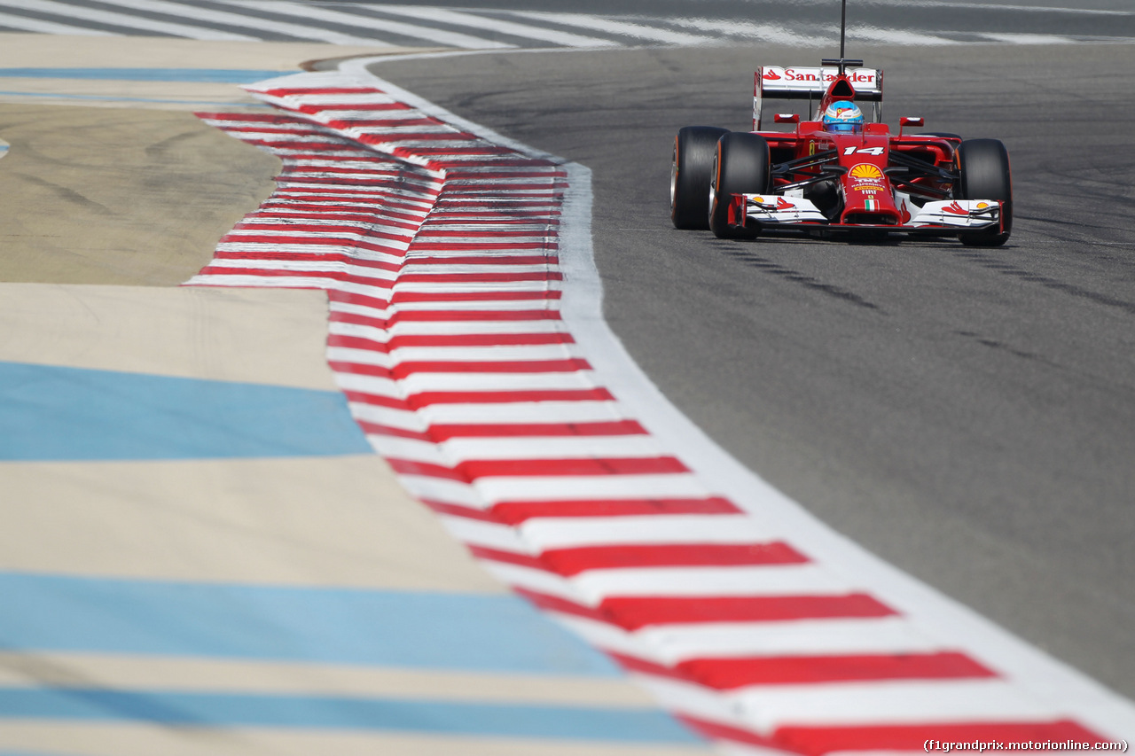 TEST F1 BAHRAIN 20 FEBBRAIO, Fernando Alonso (ESP) Ferrari F14-T.
20.02.2014. Formula One Testing, Bahrain Test One, Day Two, Sakhir, Bahrain.