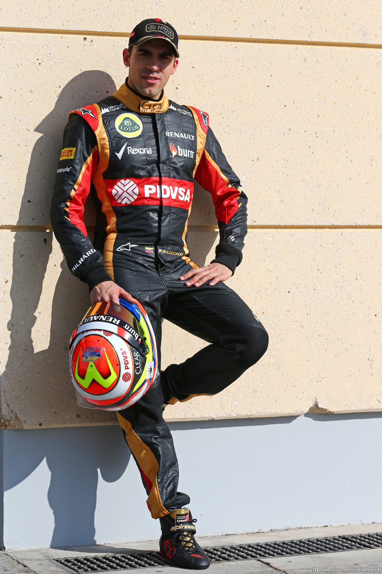 TEST F1 BAHRAIN 20 FEBBRAIO, Pastor Maldonado (VEN) Lotus F1 Team.
20.02.2014. Formula One Testing, Bahrain Test One, Day Two, Sakhir, Bahrain.