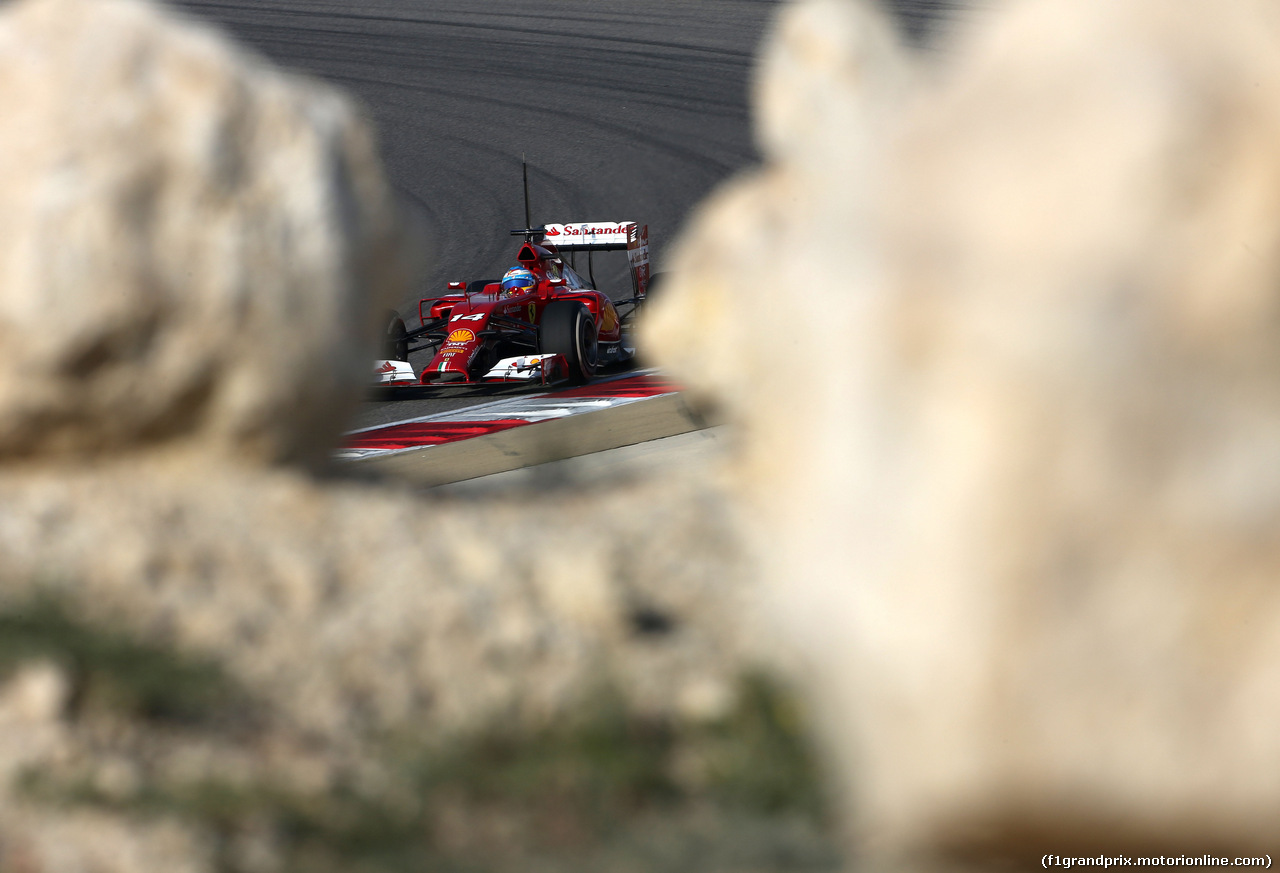 TEST F1 BAHRAIN 20 FEBBRAIO, Fernando Alonso (ESP), Ferrari 
20.02.2014. Formula One Testing, Bahrain Test One, Day Two, Sakhir, Bahrain.