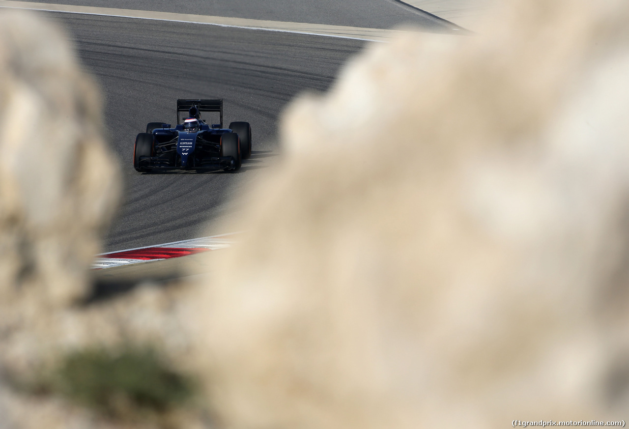 TEST F1 BAHRAIN 20 FEBBRAIO, Valtteri Bottas (FIN), Williams F1 Team 
20.02.2014. Formula One Testing, Bahrain Test One, Day Two, Sakhir, Bahrain.