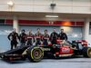 TEST F1 BAHRAIN 20 FEBBRAIO, (L to R): Nicolas Prost (FRA) Lotus F1 Test Driver; Charles Pic (FRA); Romain Grosjean (FRA) Lotus F1 Team e Pastor Maldonado (VEN) Lotus F1 Team as the Lotus F1 E22 is officially unveiled.
20.02.2014. Formula One Testing, Bahrain Test One, Day Two, Sakhir, Bahrain.