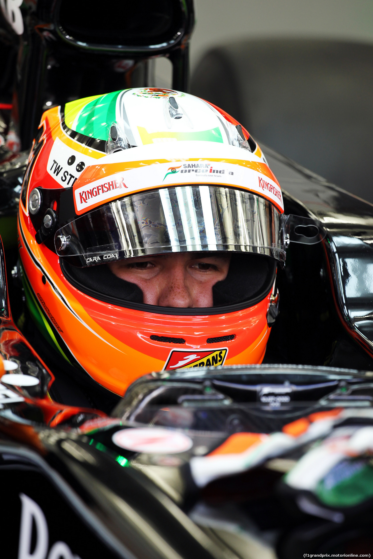 TEST F1 BAHRAIN 21 FEBBRAIO, Sergio Perez (MEX) Sahara Force India F1 VJM07.
21.02.2014. Formula One Testing, Bahrain Test One, Day Three, Sakhir, Bahrain.