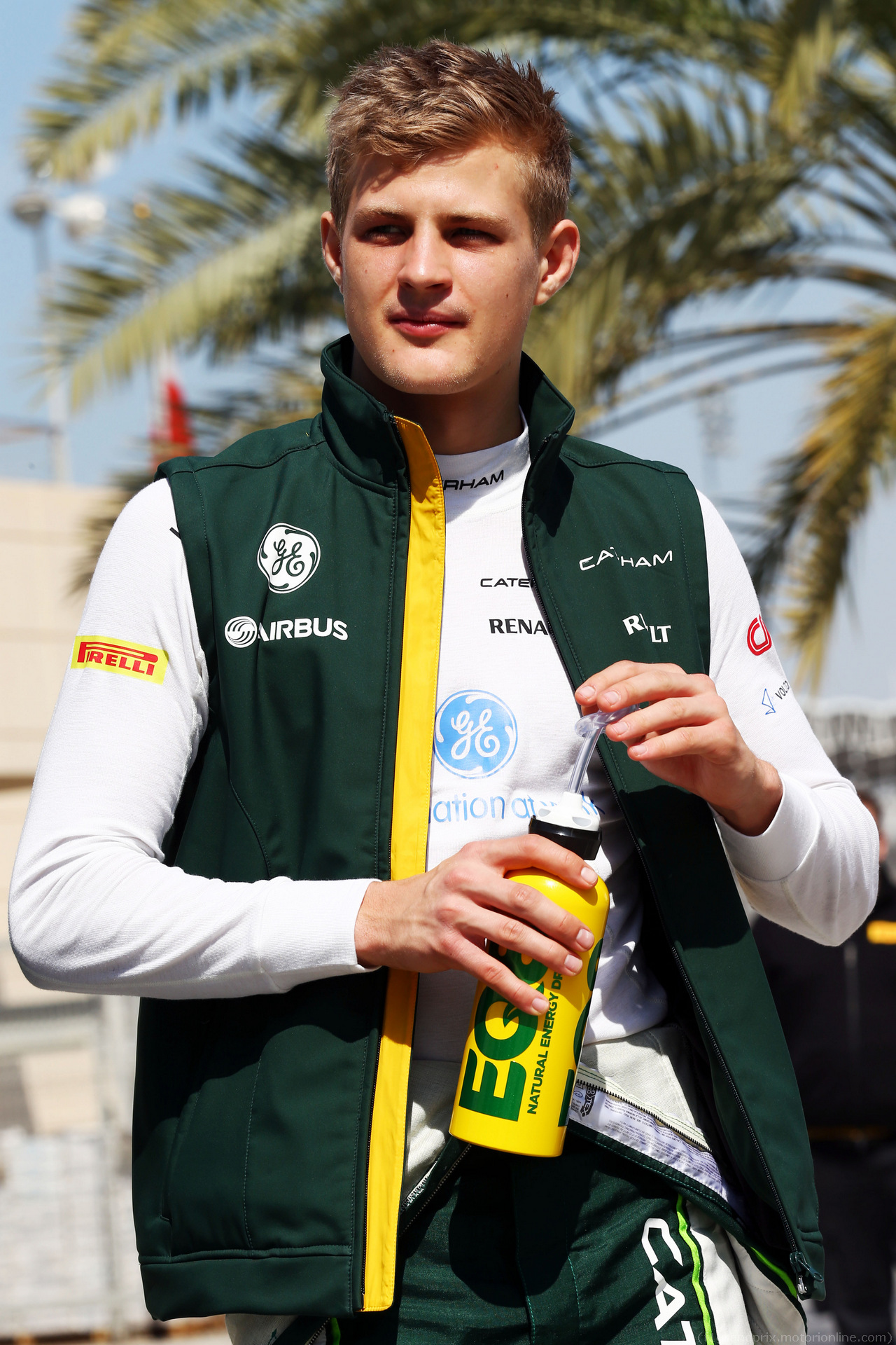 TEST F1 BAHRAIN 22 FEBBRAIO, Marcus Ericsson (SWE) Caterham.
22.02.2014. Formula One Testing, Bahrain Test One, Day Four, Sakhir, Bahrain.