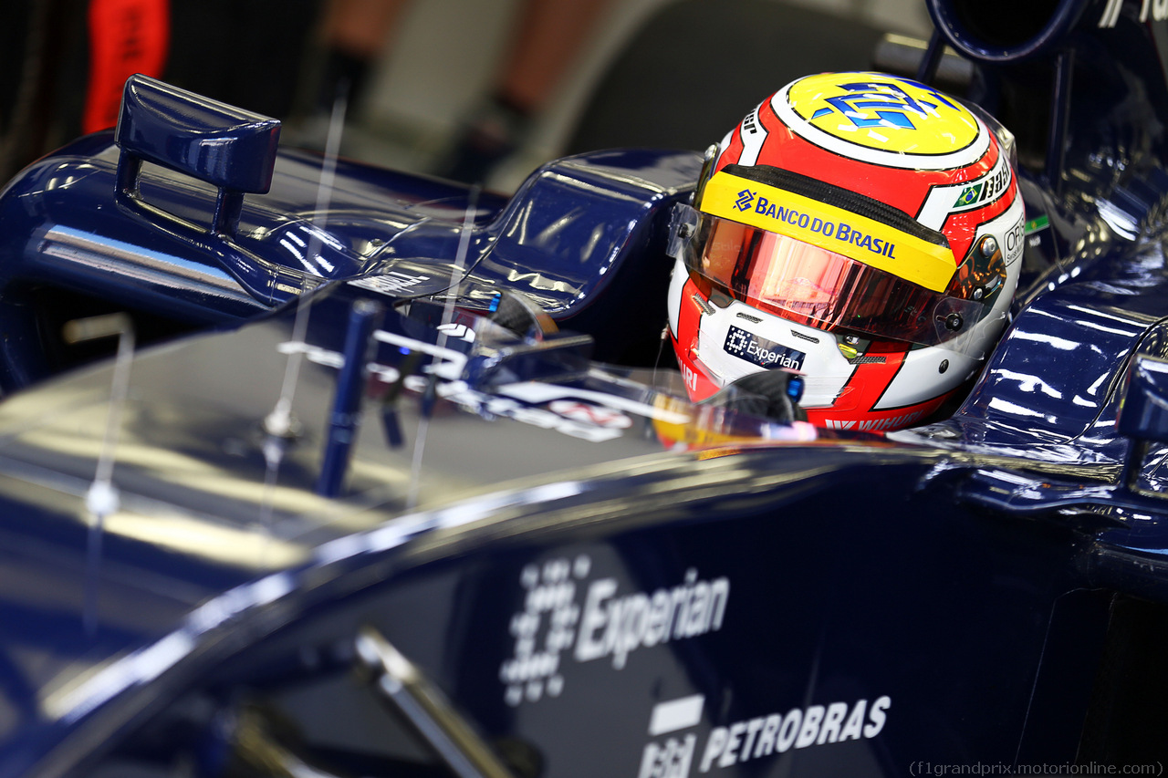 TEST F1 BAHRAIN 22 FEBBRAIO, Felipe Nasr (BRA) Williams FW36 Test e Reserve Driver.
22.02.2014. Formula One Testing, Bahrain Test One, Day Four, Sakhir, Bahrain.