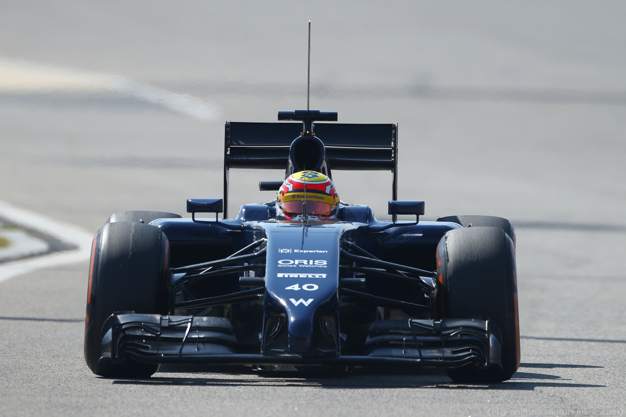 TEST F1 BAHRAIN 22 FEBBRAIO, Felipe Nasr (BRA) Williams FW36 Test e Reserve Driver.
22.02.2014. Formula One Testing, Bahrain Test One, Day Four, Sakhir, Bahrain.