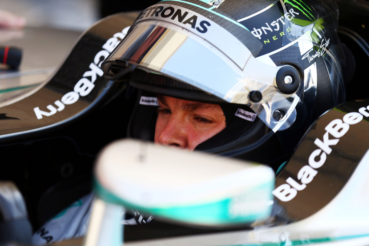 TEST F1 BAHRAIN 22 FEBBRAIO, Nico Rosberg (GER) Mercedes AMG F1 W05.
22.02.2014. Formula One Testing, Bahrain Test One, Day Four, Sakhir, Bahrain.