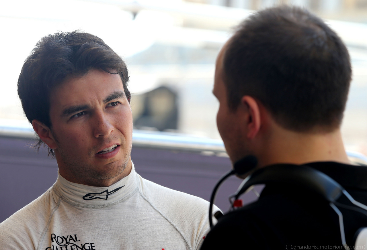 TEST F1 BAHRAIN 22 FEBBRAIO, Sergio Perez (MEX), Sahara Force India 
22.02.2014. Formula One Testing, Bahrain Test One, Day Four, Sakhir, Bahrain.