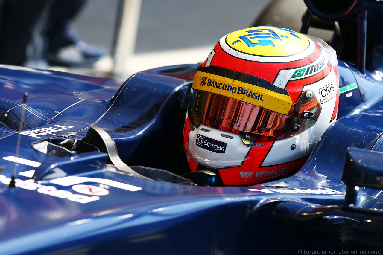 TEST F1 BAHRAIN 22 FEBBRAIO, Felipe Nasr (BRA) Williams FW36 Test e Reserve Driver.
22.02.2014. Formula One Testing, Bahrain Test One, Day Four, Sakhir, Bahrain.