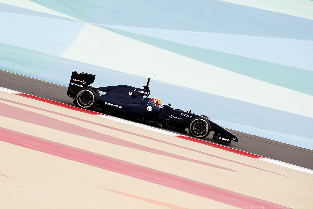 TEST F1 BAHRAIN 22 FEBBRAIO, Felipe Nasr (BRA) Williams FW36 Test e Reserve Driver.
22.02.2014. Formula One Testing, Bahrain Test One, Day Four, Sakhir, Bahrain.