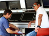 TEST F1 BAHRAIN 22 FEBBRAIO, Gerhard Berger (AUT) (Right).
22.02.2014. Formula One Testing, Bahrain Test One, Day Four, Sakhir, Bahrain.