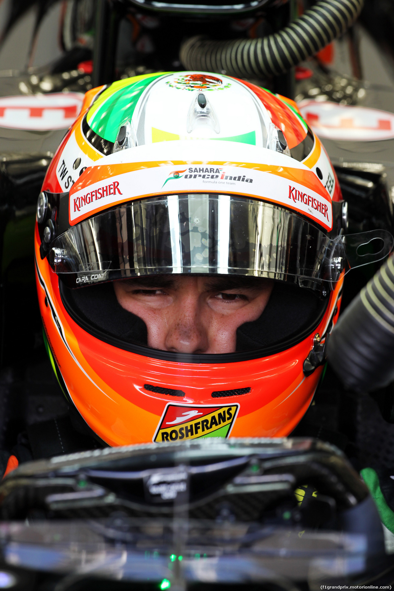 TEST F1 BAHRAIN 27 FEBBRAIO, Sergio Perez (MEX) Sahara Force India F1 VJM07.
27.02.2014. Formula One Testing, Bahrain Test Two, Day One, Sakhir, Bahrain.