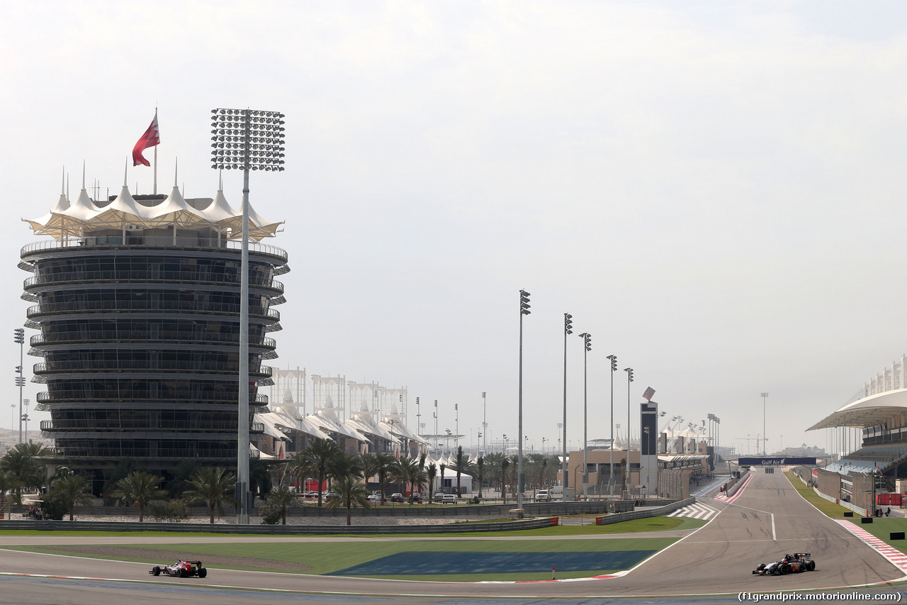 TEST F1 BAHRAIN 27 FEBBRAIO, Sergio Perez (MEX), Sahara Force India 
27.02.2014. Formula One Testing, Bahrain Test Two, Day One, Sakhir, Bahrain.