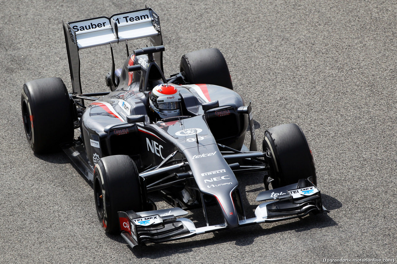 TEST F1 BAHRAIN 27 FEBBRAIO, Adrian Sutil (GER) Sauber C33.
27.02.2014. Formula One Testing, Bahrain Test Two, Day One, Sakhir, Bahrain.