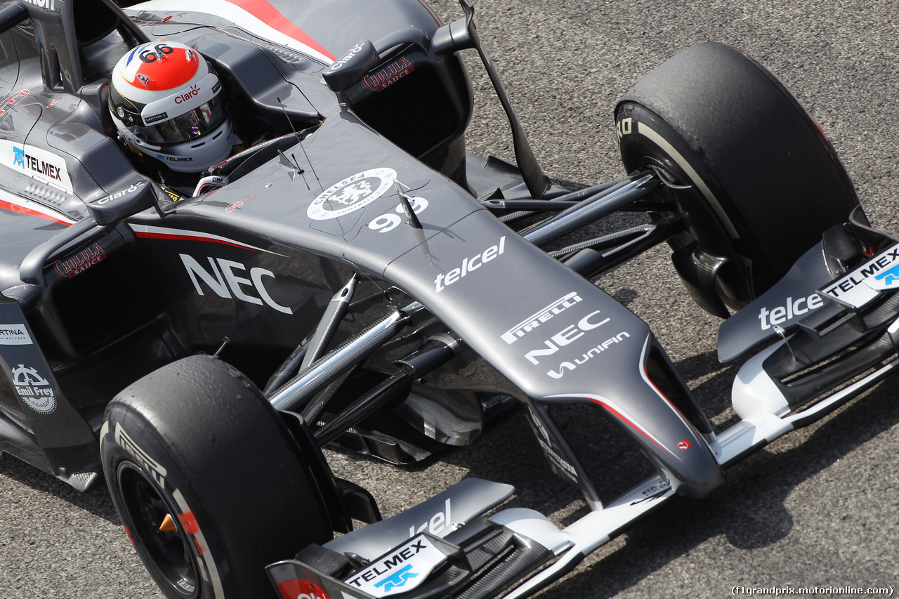 TEST F1 BAHRAIN 27 FEBBRAIO, Adrian Sutil (GER) Sauber C33.
27.02.2014. Formula One Testing, Bahrain Test Two, Day One, Sakhir, Bahrain.