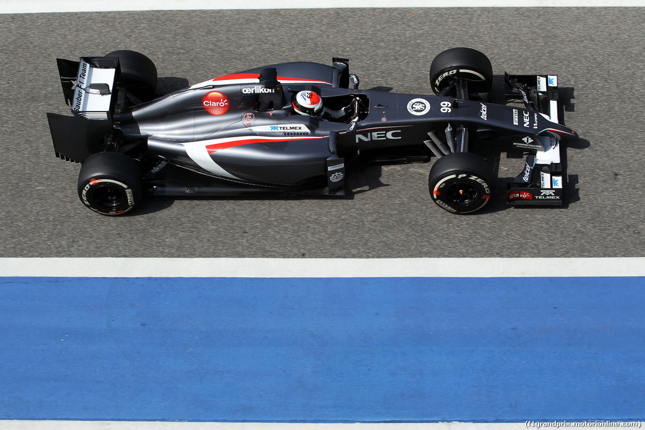 TEST F1 BAHRAIN 27 FEBBRAIO, Adrian Sutil (GER) Sauber C33.
27.02.2014. Formula One Testing, Bahrain Test Two, Day One, Sakhir, Bahrain.