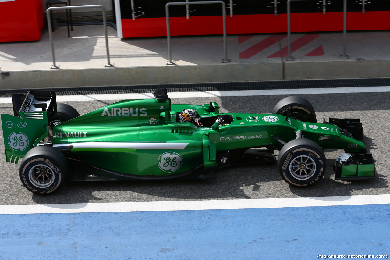 TEST F1 BAHRAIN 27 FEBBRAIO, Kamui Kobayashi (JPN) Caterham CT05.
27.02.2014. Formula One Testing, Bahrain Test Two, Day One, Sakhir, Bahrain.