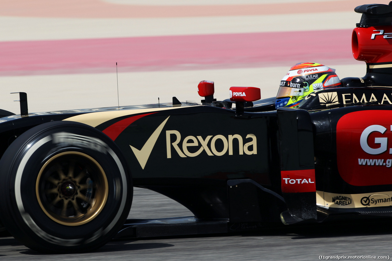 TEST F1 BAHRAIN 27 FEBBRAIO, Pastor Maldonado (VEN) Lotus F1 E21.
27.02.2014. Formula One Testing, Bahrain Test Two, Day One, Sakhir, Bahrain.