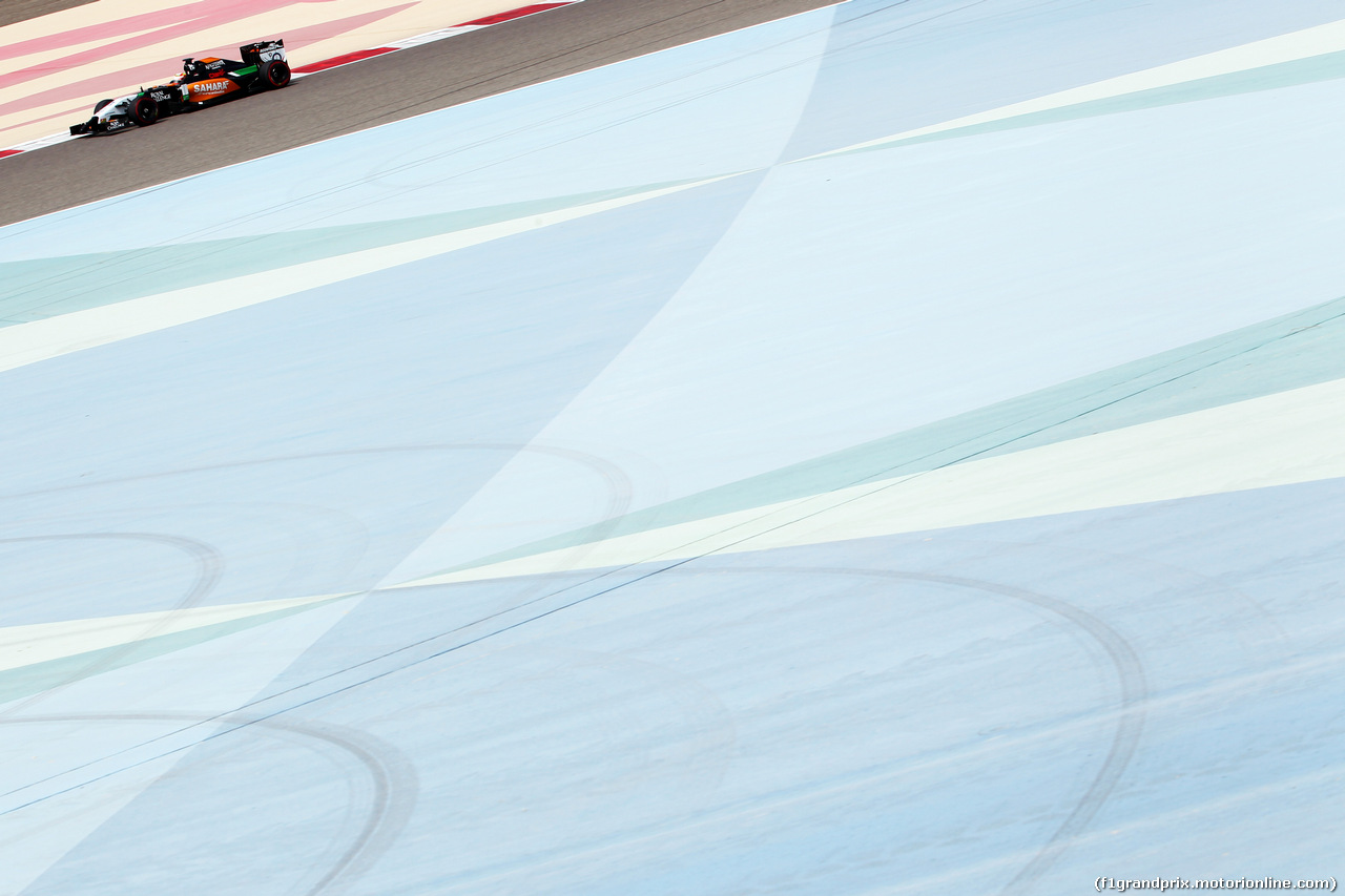 TEST F1 BAHRAIN 27 FEBBRAIO, Sergio Perez (MEX) Sahara Force India F1 VJM07.
27.02.2014. Formula One Testing, Bahrain Test Two, Day One, Sakhir, Bahrain.