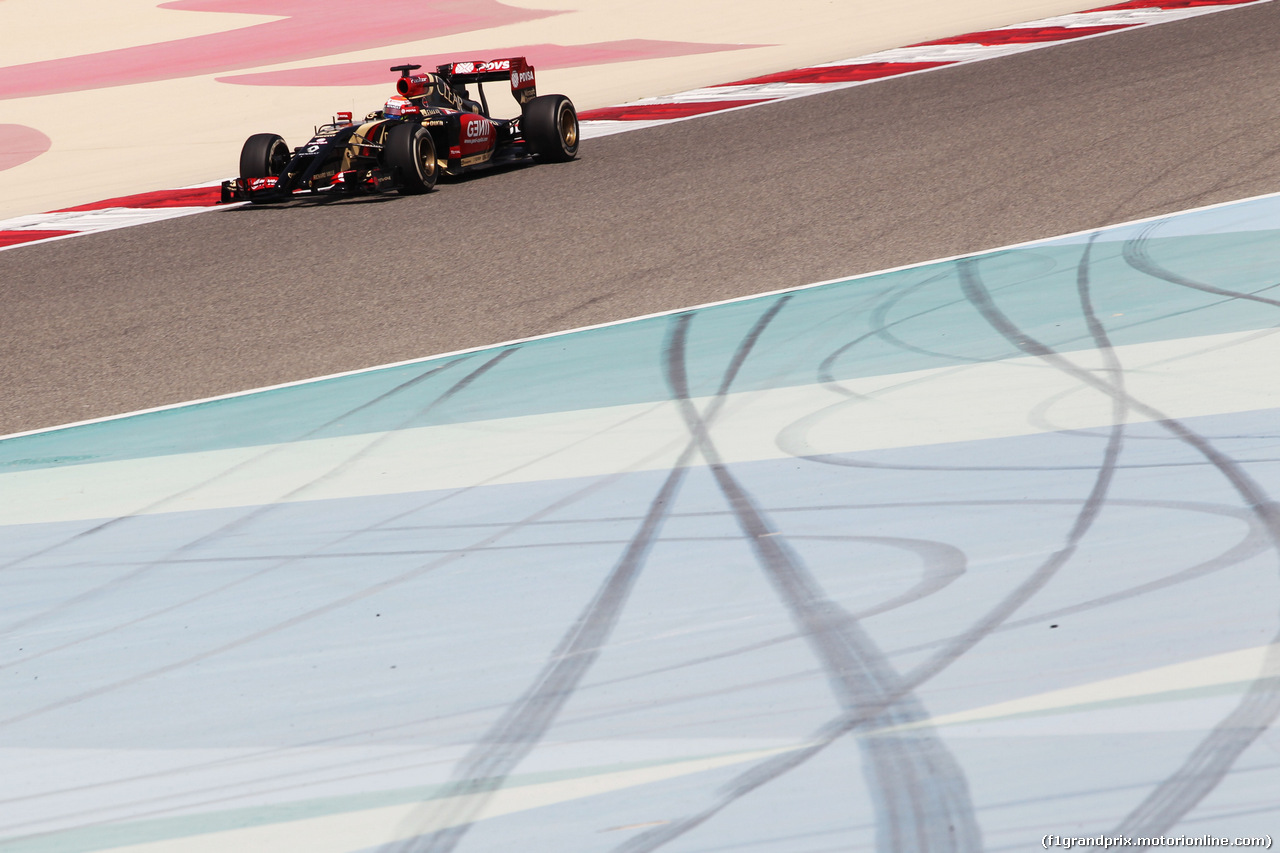 TEST F1 BAHRAIN 27 FEBBRAIO, Pastor Maldonado (VEN) Lotus F1 E21.
27.02.2014. Formula One Testing, Bahrain Test Two, Day One, Sakhir, Bahrain.