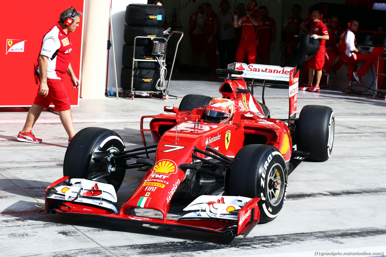 TEST F1 BAHRAIN 27 FEBBRAIO, Kimi Raikkonen (FIN) Ferrari F14-T.
27.02.2014. Formula One Testing, Bahrain Test Two, Day One, Sakhir, Bahrain.
