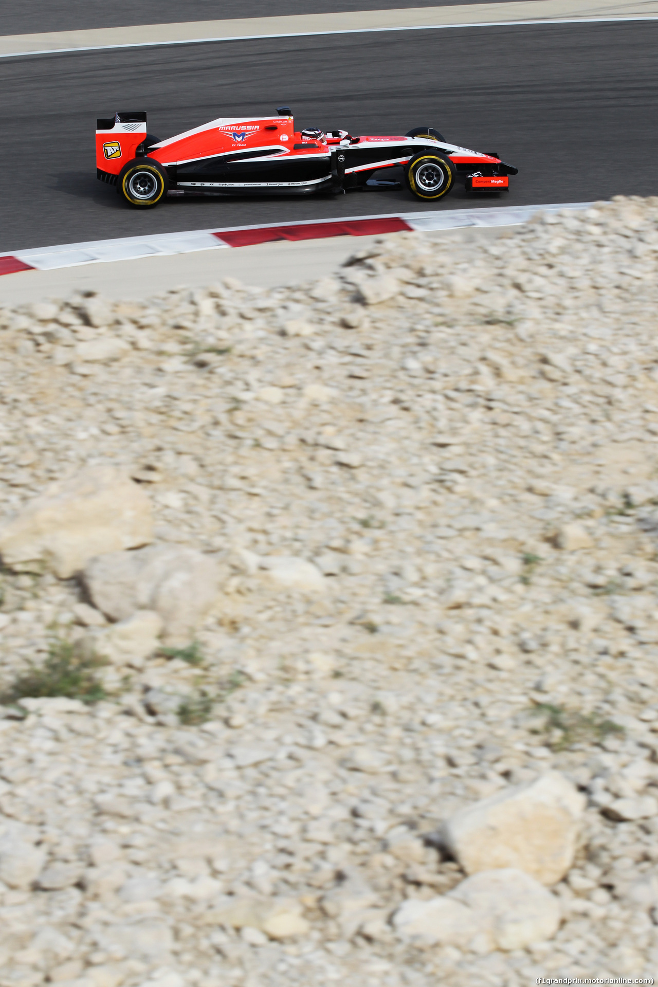 TEST F1 BAHRAIN 27 FEBBRAIO, Max Chilton (GBR) Marussia F1 Team MR03.
27.02.2014. Formula One Testing, Bahrain Test Two, Day One, Sakhir, Bahrain.