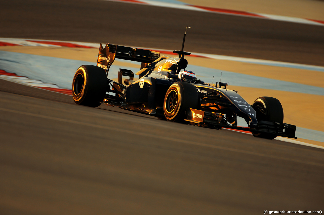 TEST F1 BAHRAIN 27 FEBBRAIO, Valtteri Bottas (FIN), Williams F1 Team 
27.02.2014. Formula One Testing, Bahrain Test Two, Day One, Sakhir, Bahrain.