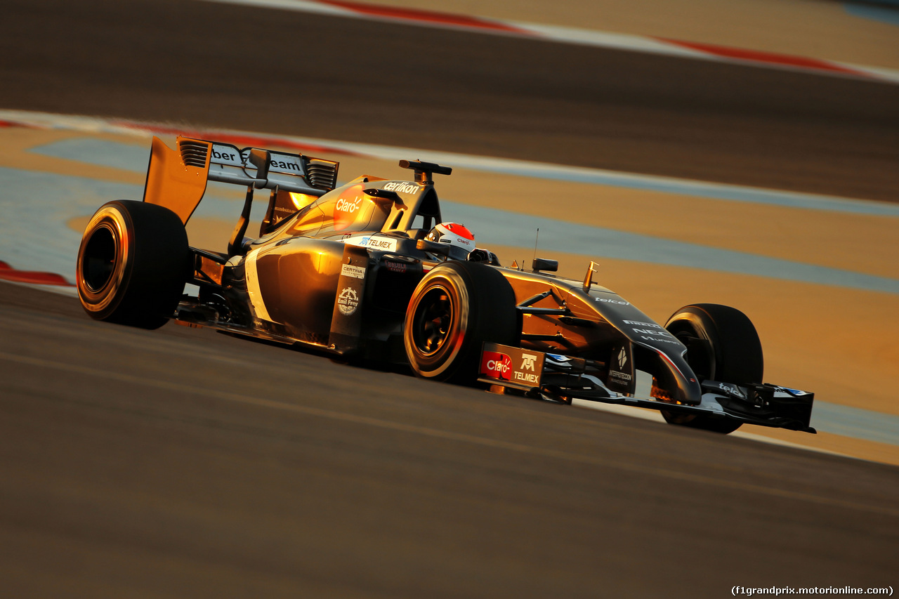 TEST F1 BAHRAIN 27 FEBBRAIO, Adrian Sutil (GER), Sauber F1 Team 
27.02.2014. Formula One Testing, Bahrain Test Two, Day One, Sakhir, Bahrain.