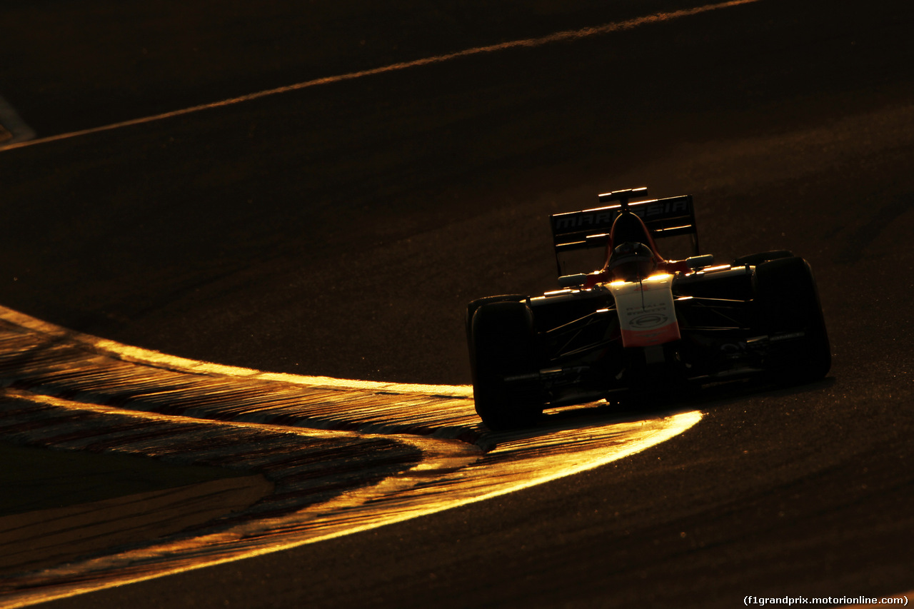 TEST F1 BAHRAIN 27 FEBBRAIO, Max Chilton (GBR) Marussia F1 Team MR03.
27.02.2014. Formula One Testing, Bahrain Test Two, Day One, Sakhir, Bahrain.