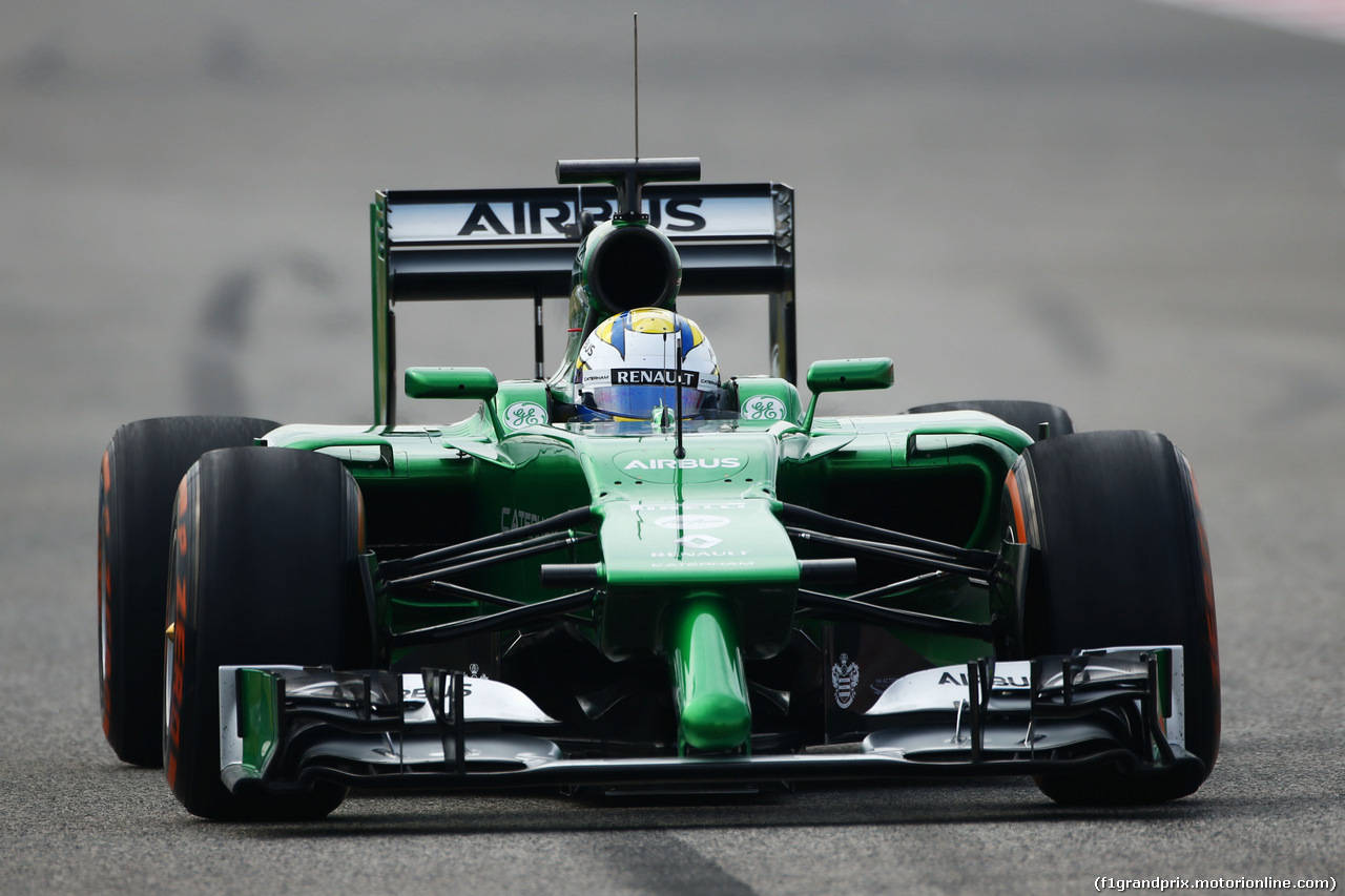 TEST F1 BAHRAIN 28 FEBBRAIO, Marcus Ericsson (SWE) Caterham CT05.
28.02.2014. Formula One Testing, Bahrain Test Two, Day Two, Sakhir, Bahrain.