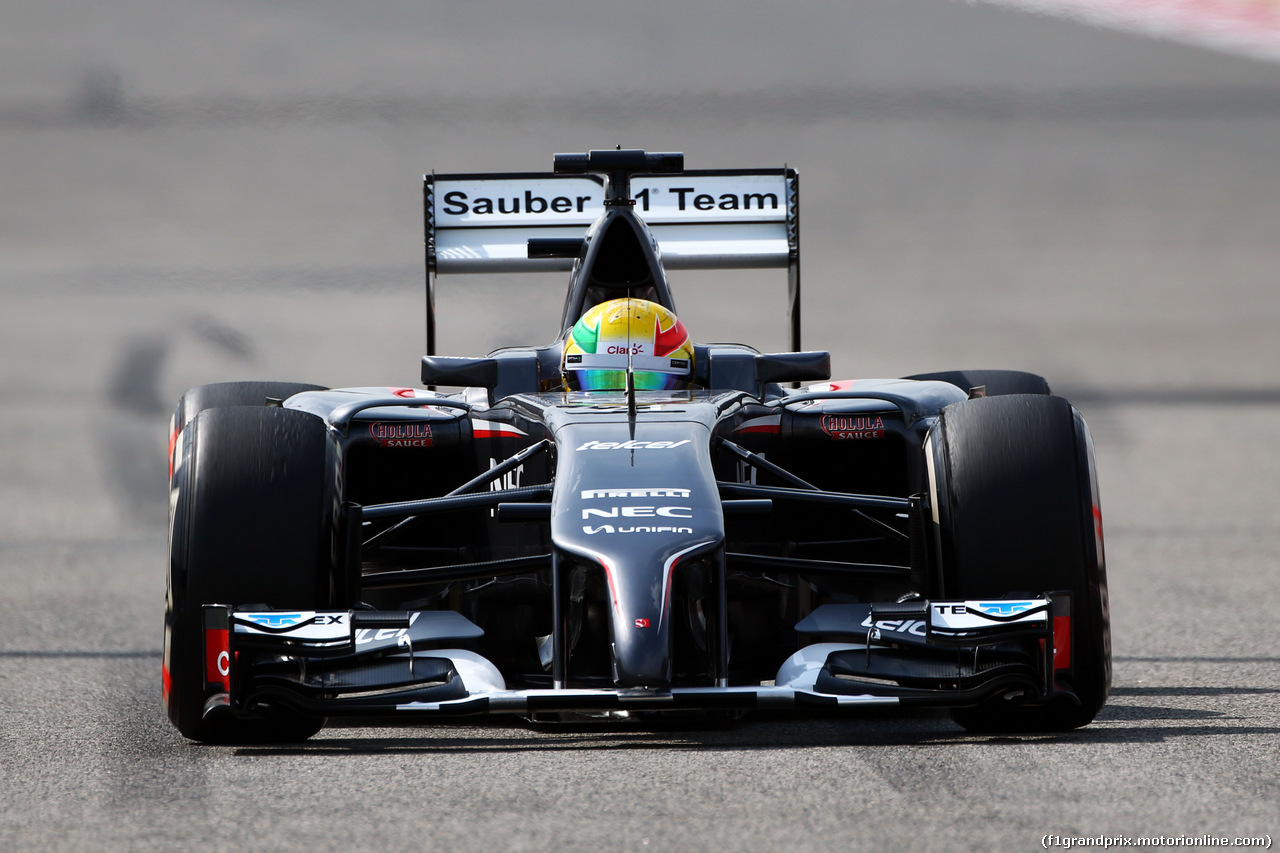 TEST F1 BAHRAIN 28 FEBBRAIO, Esteban Gutierrez (MEX) Sauber C33.
28.02.2014. Formula One Testing, Bahrain Test Two, Day Two, Sakhir, Bahrain.