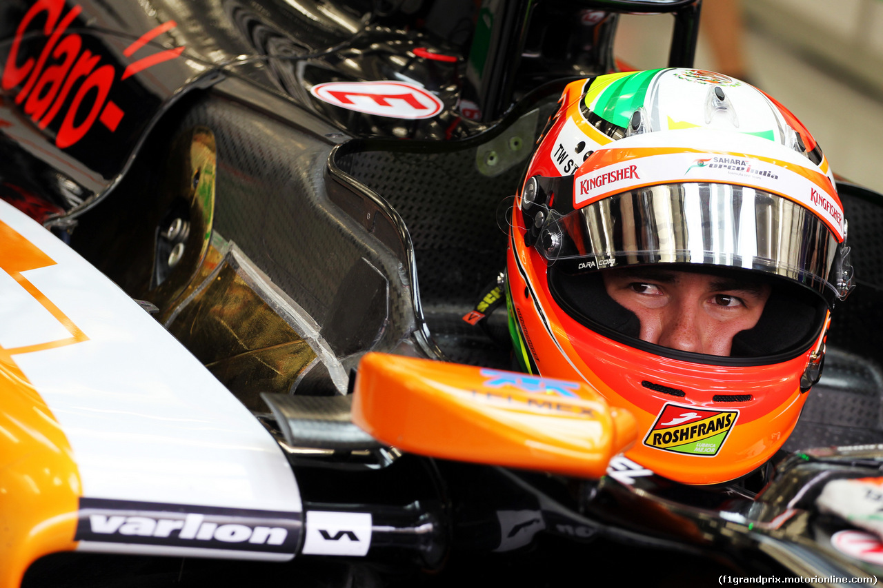 TEST F1 BAHRAIN 28 FEBBRAIO, Sergio Perez (MEX) Sahara Force India F1 VJM07.
28.02.2014. Formula One Testing, Bahrain Test Two, Day Two, Sakhir, Bahrain.