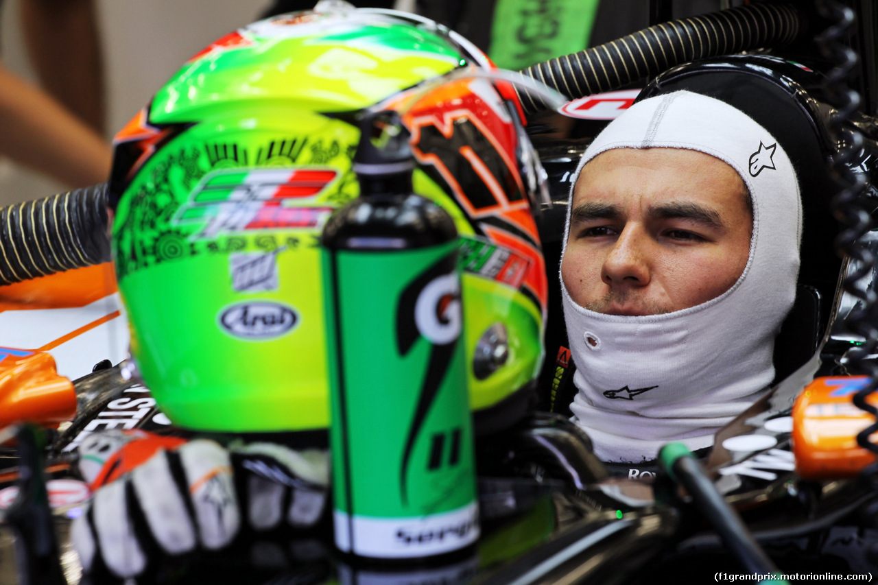 TEST F1 BAHRAIN 28 FEBBRAIO, Sergio Perez (MEX) Sahara Force India F1 VJM07.
28.02.2014. Formula One Testing, Bahrain Test Two, Day Two, Sakhir, Bahrain.