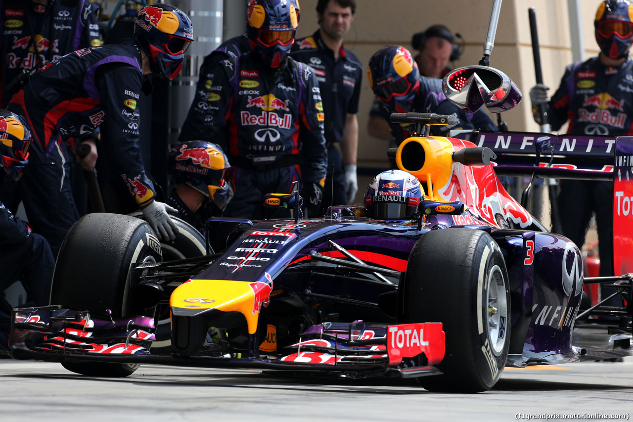 TEST F1 BAHRAIN 28 FEBBRAIO, Daniel Ricciardo (AUS), Red Bull Racing 
28.02.2014. Formula One Testing, Bahrain Test Two, Day Two, Sakhir, Bahrain.
