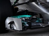 TEST F1 JEREZ 28 GENNAIO, The unveiling of the new Mercedes AMG F1 W05 - front wing detail.
28.01.2014. Formula One Testing, Day One, Jerez, Spain.