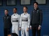 TEST F1 JEREZ 28 GENNAIO, (L to R): Paddy Lowe (GBR) Mercedes AMG F1 Executive Director (Technical); Lewis Hamilton (GBR) Mercedes AMG F1; Nico Rosberg (GER) Mercedes AMG F1; e Toto Wolff (GER) Mercedes AMG F1 Shareholder e Executive Director, at the unveiling of the new Mercedes AMG F1 W05.
28.01.2014. Formula One Testing, Day One, Jerez, Spain.