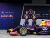 TEST F1 JEREZ 28 GENNAIO, (L to R): Sebastian Vettel (GER) Red Bull Racing e team mate Daniel Ricciardo (AUS) Red Bull Racing at the unveiling of the Red Bull Racing RB10.
28.01.2014. Formula One Testing, Day One, Jerez, Spain.